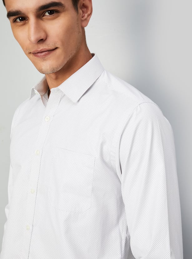 Men Regular Fit Woven Formal Shirt