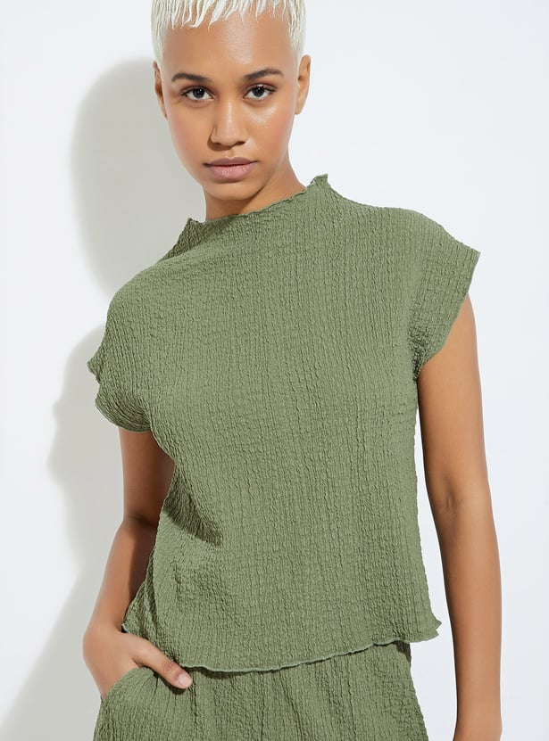 URB_N Women Textured Top