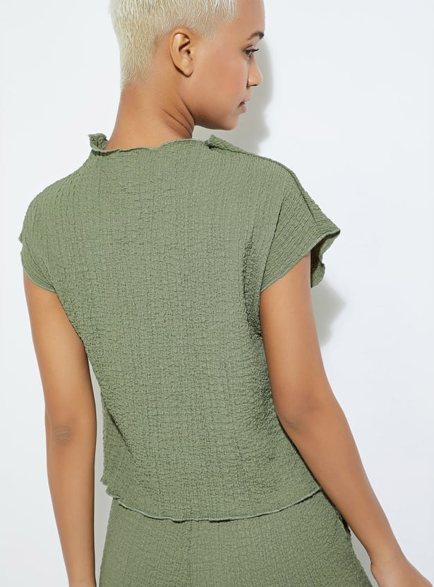 URB_N Women Textured Top