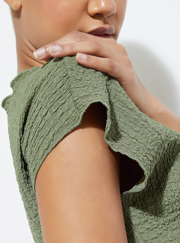 URB_N Women Textured Top