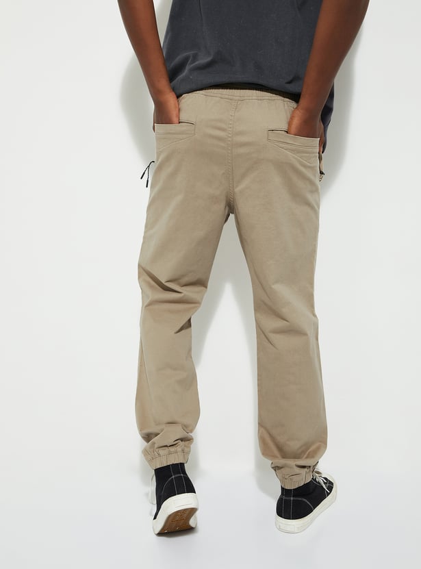 URB_N Men Relaxed Fit Solid Joggers