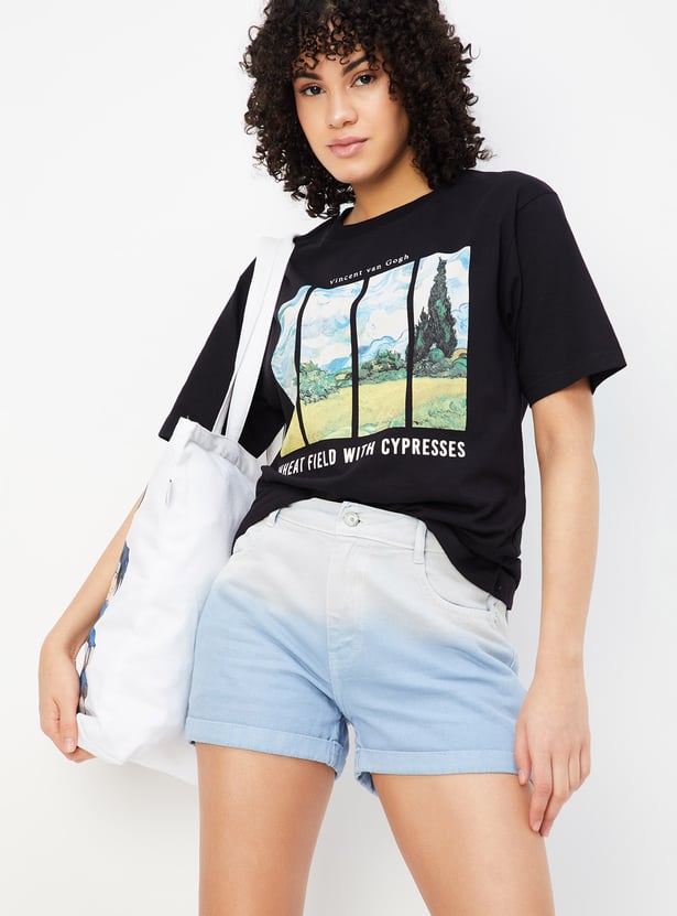 Women Graphic Printed T-shirt