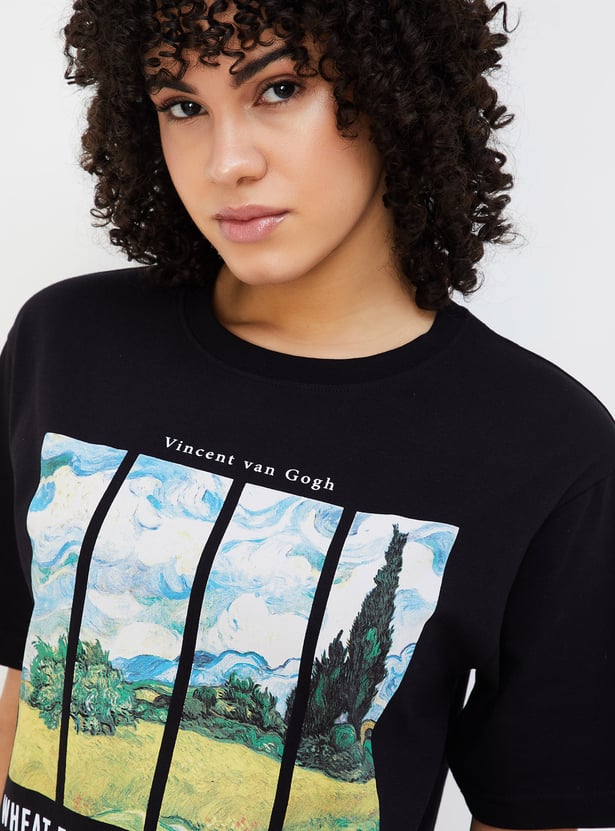 Women Graphic Printed T-shirt