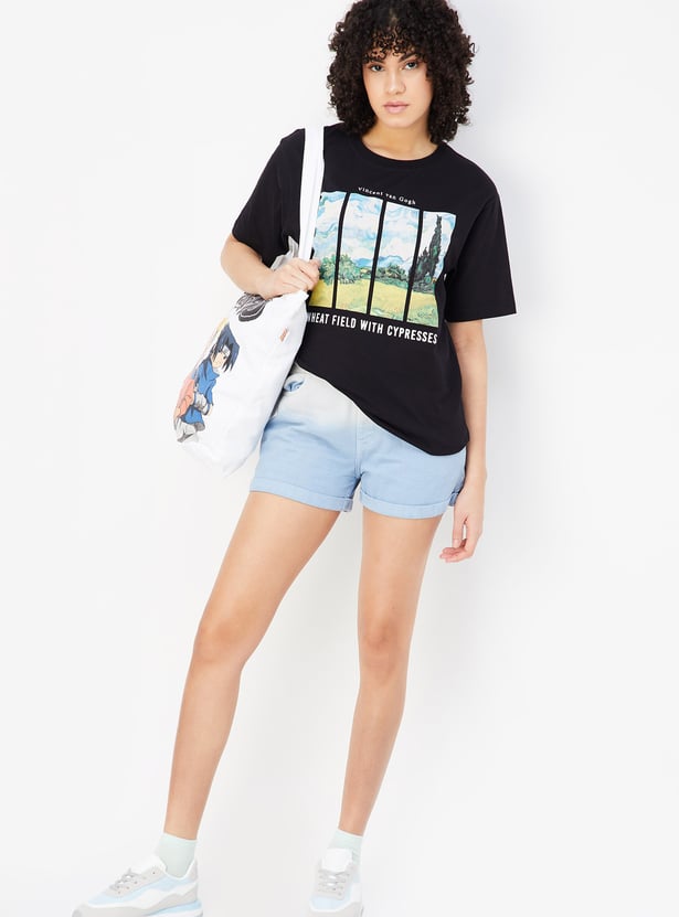 Women Graphic Printed T-shirt