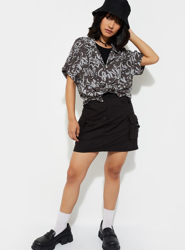 URB_N Women Printed Resort Shirt