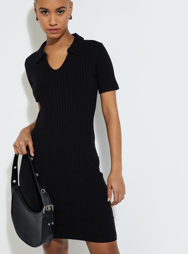 URB_N Women Ribbed Bodycon Dress