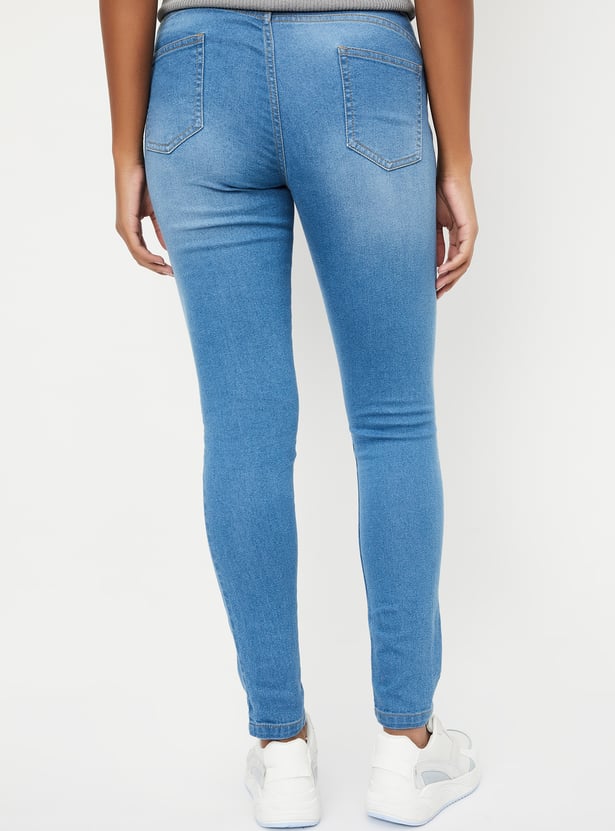 Women Skinny Fit Push-Up Jeans