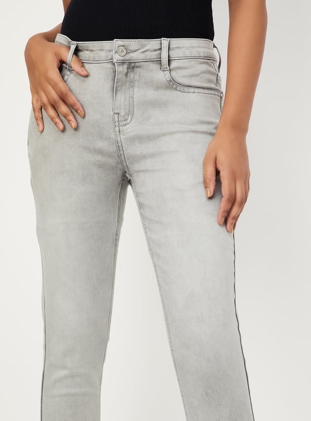 Women Washed Skinny Fit Jeans