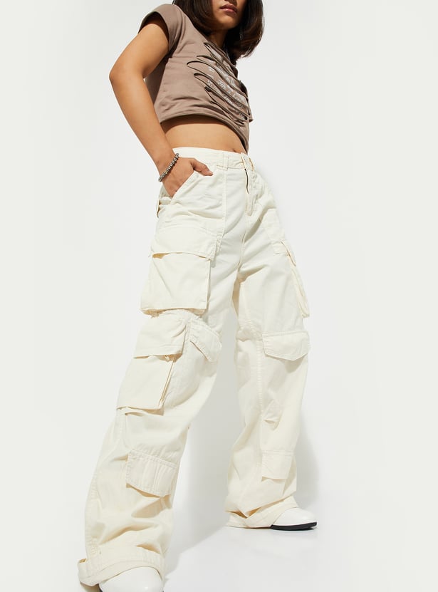 ALAYA F x URB_N Women Practical Cargo Trousers