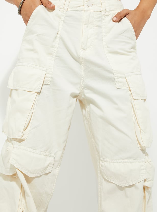 ALAYA F x URB_N Women Practical Cargo Trousers