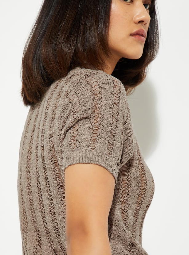 ALAYA F x URB_N Women High Neck Sweater