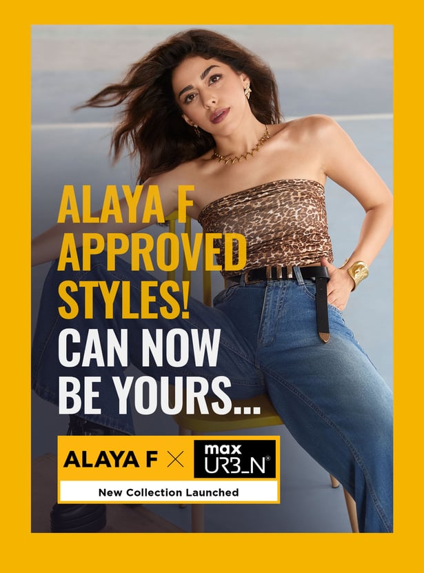 ALAYA F x URB_N Women Solid Wide-Leg Jeans