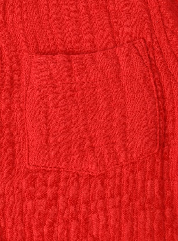 Boys Crinkled Casual Shirt