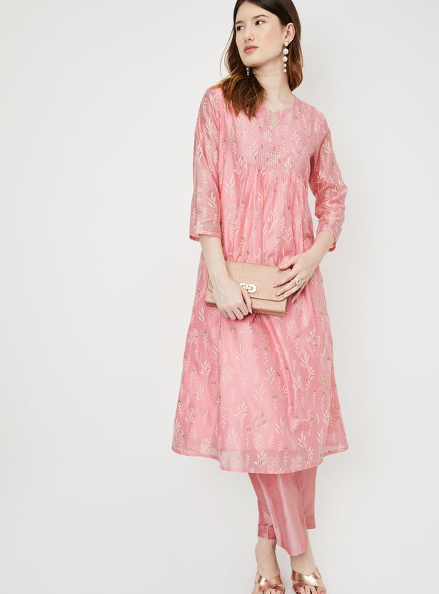 Women Printed Kalidar Kurta