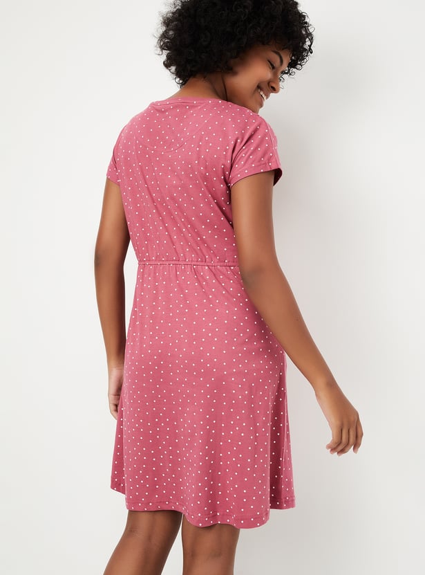 Women Printed Chemise