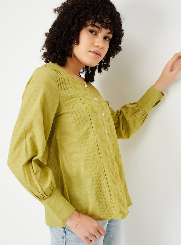 Buy Women Schiffli Top Online at just Rs. 899.0 - 1000013990280