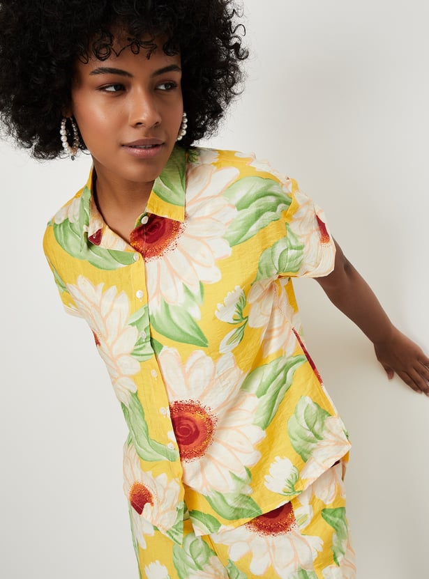 Women Floral Printed Shirt