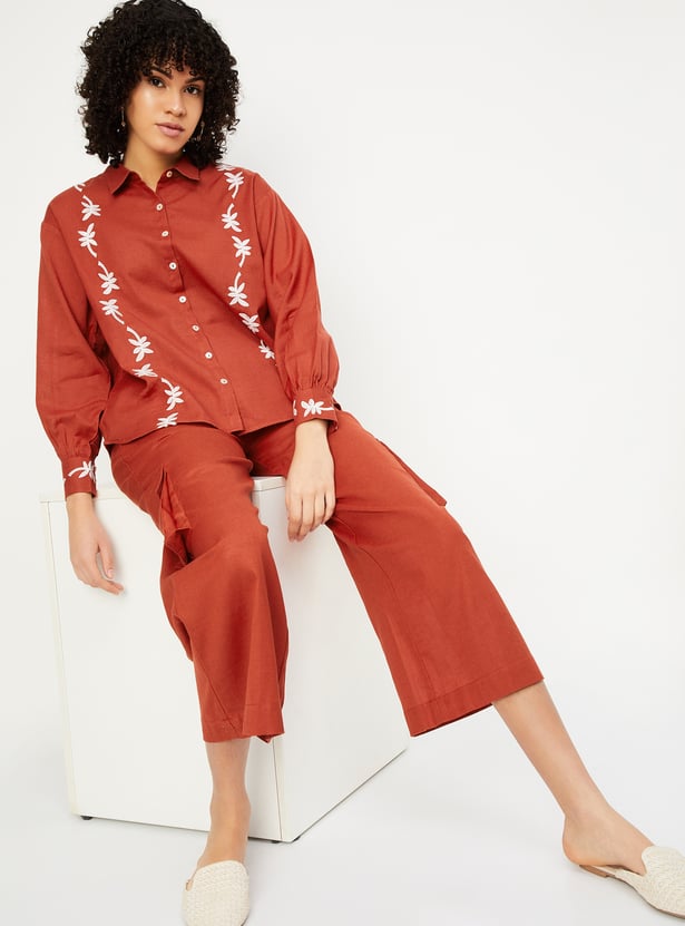 Women Embroidered Shirt