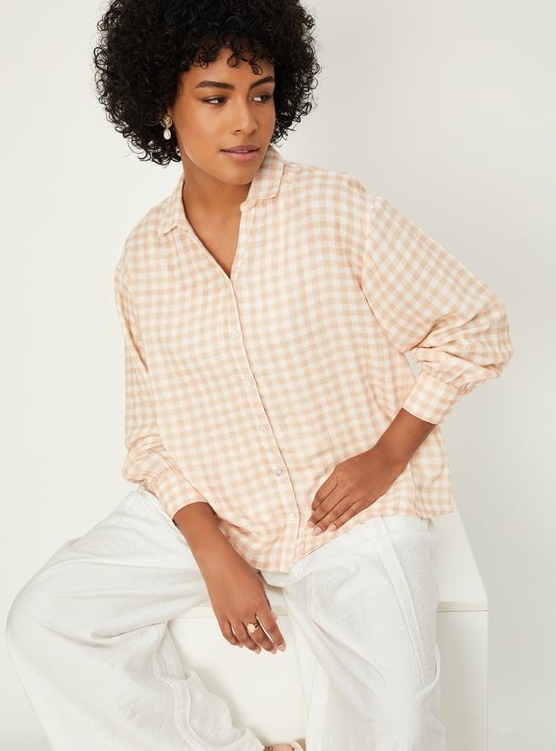 Women Checked EcoChic Tunic