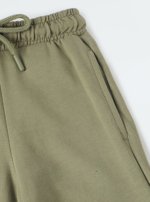 Girls Solid Track Pants