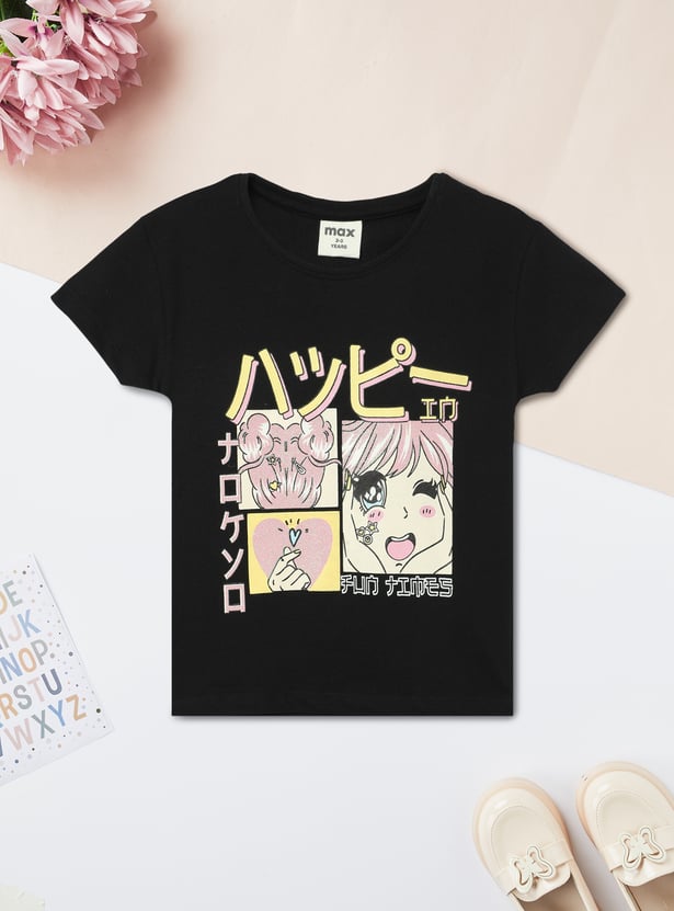 Girls Printed Short Set