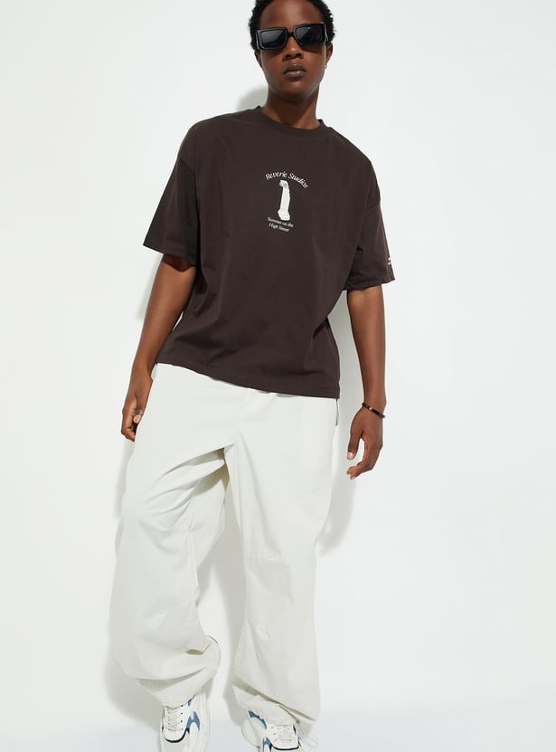 URB_N Men Boxy Fit Graphic Printed T-shirt