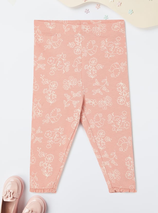 Girls Appliqued Sleepwear Set