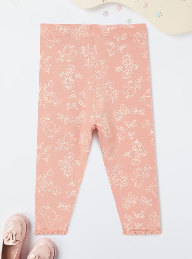 Girls Appliqued Sleepwear Set