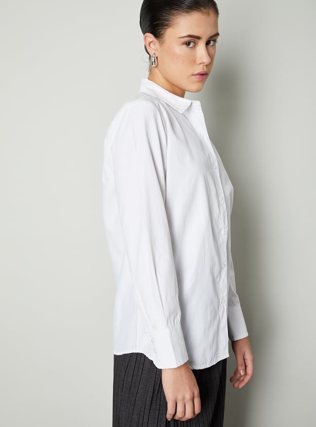 Women Solid Shirt