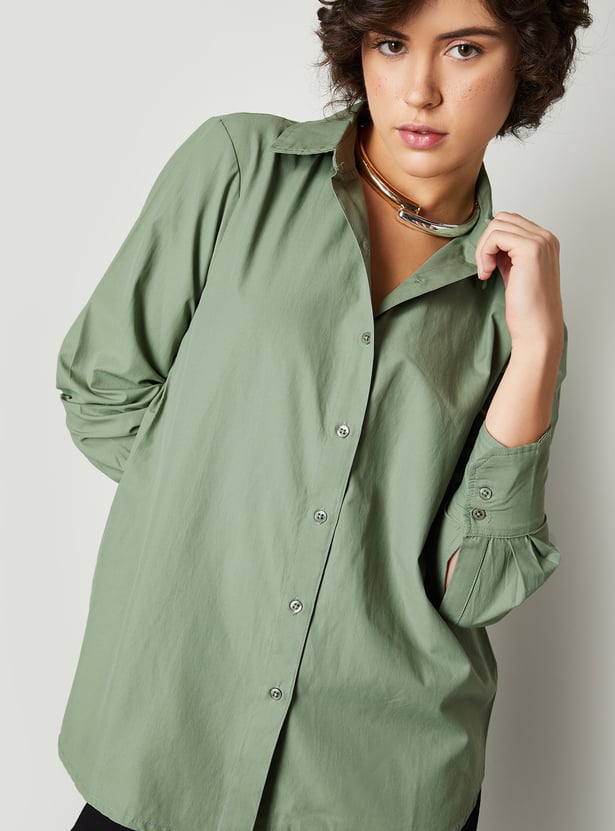 Women Solid Shirt