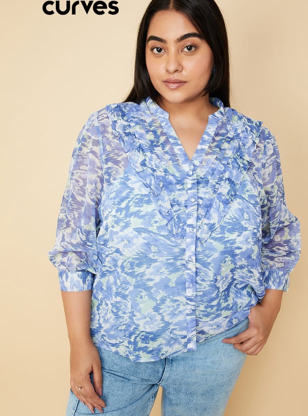 Buy Women Printed Blouse with Camisole Online at just Rs. 899.0 ...