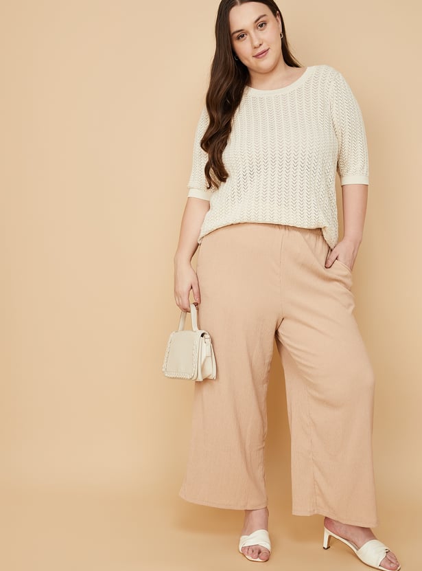 Women Textured Knit Top