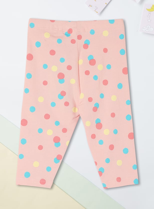 Girls Printed Full-Length Leggings