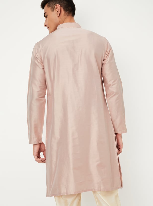 Men Embroidered Straight Kurta