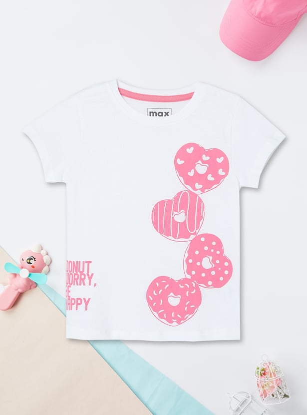 Girls Graphic Printed T-shirt