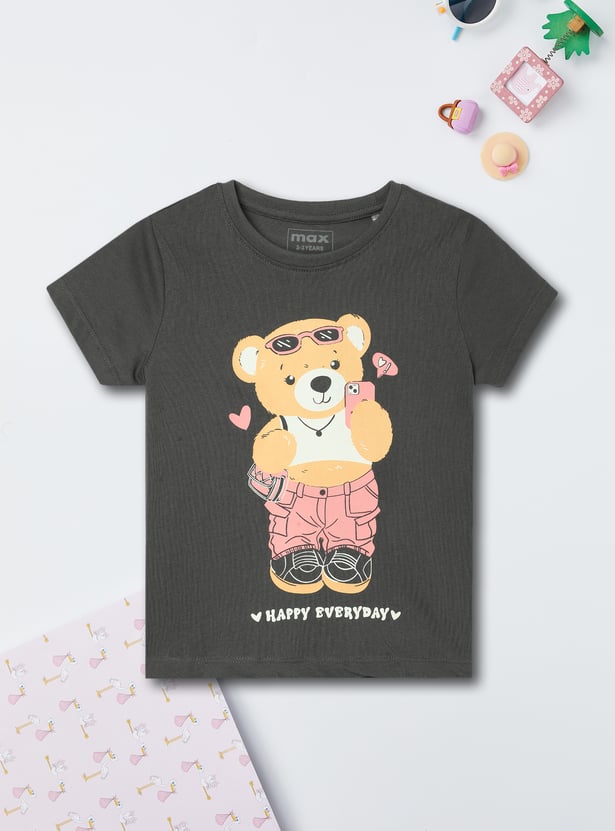 Girls Graphic Printed T-shirt