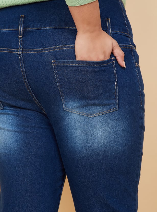 Women Washed Skinny Fit Jeans