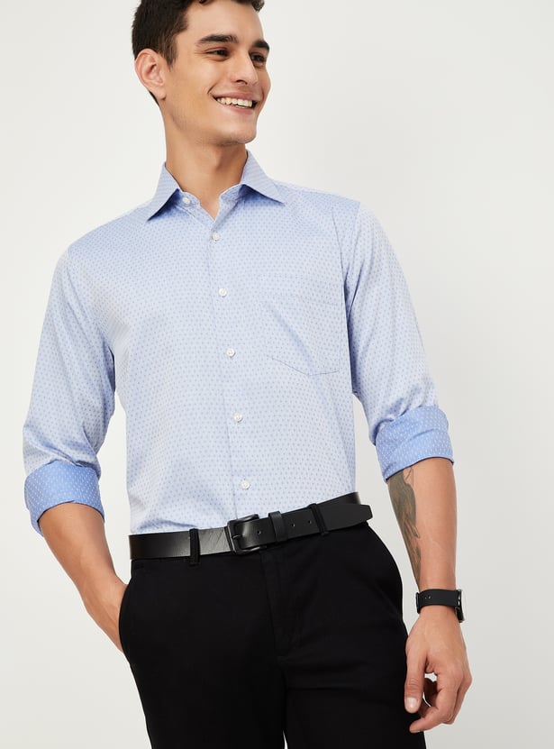 Men Regular Fit Woven Formal Shirt