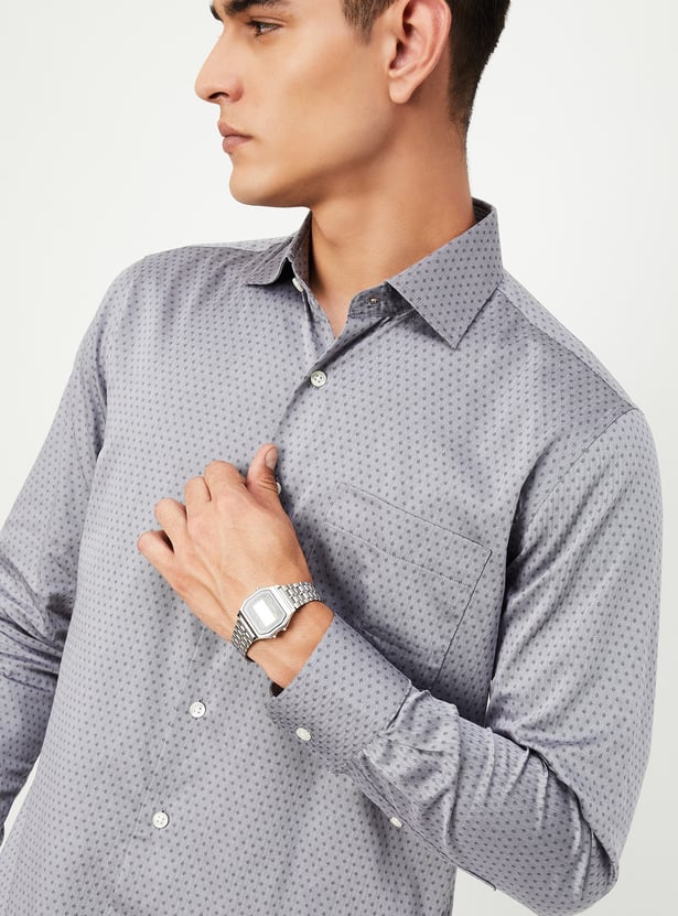 Men Regular Fit Woven Formal Shirt