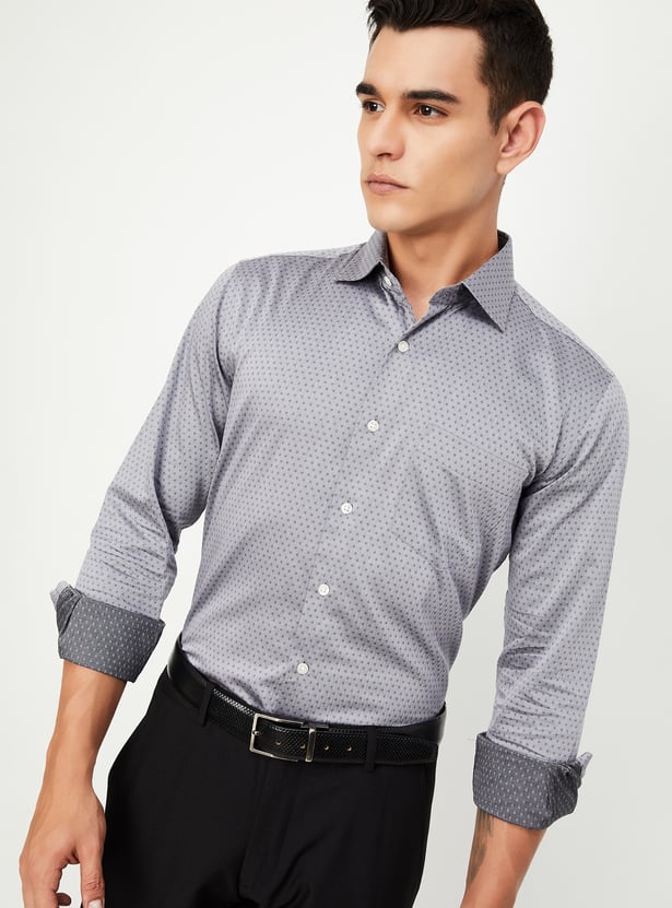 Men Regular Fit Woven Formal Shirt