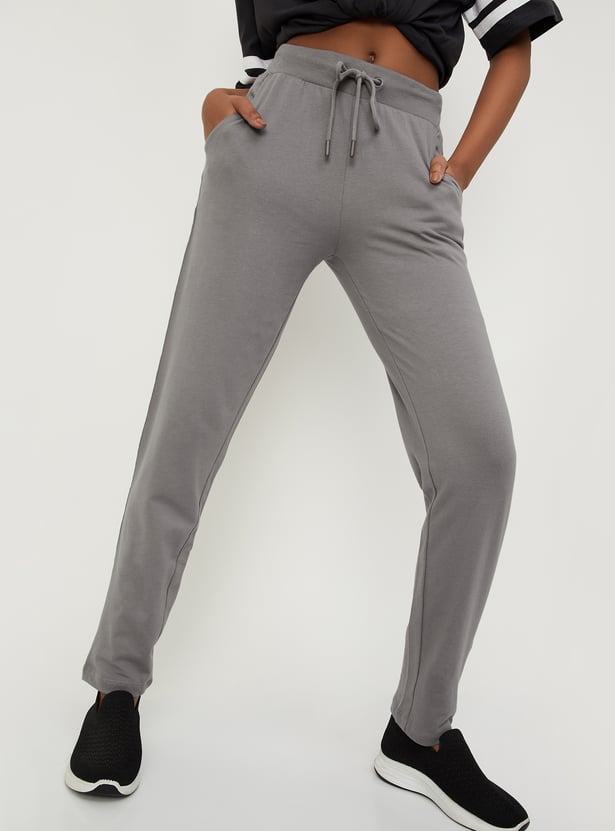 Women Solid Sports Track Pants