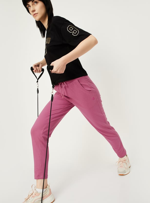 Women Solid Sports Track Pants