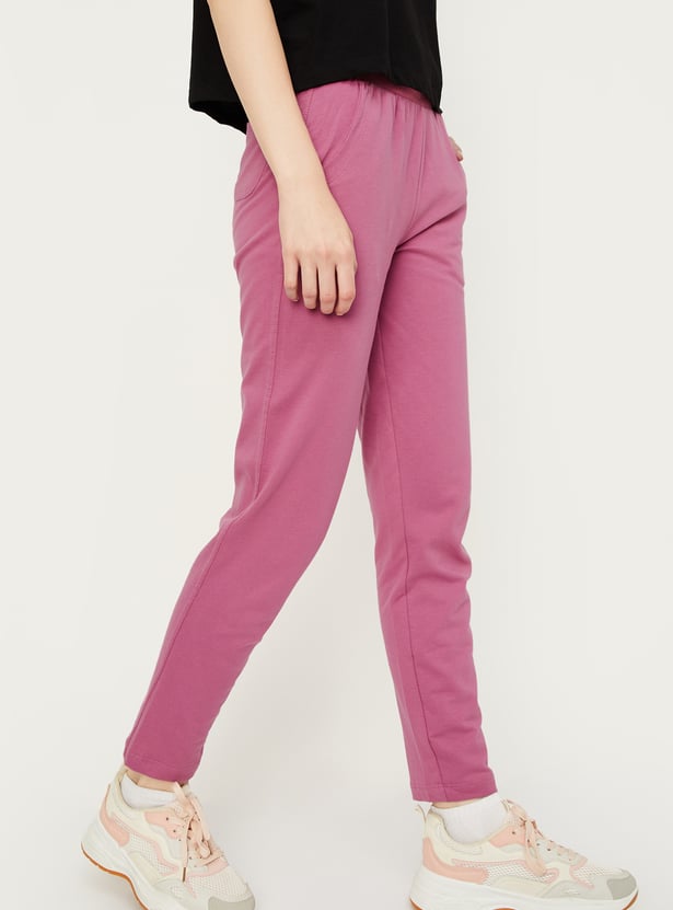 Women Solid Sports Track Pants