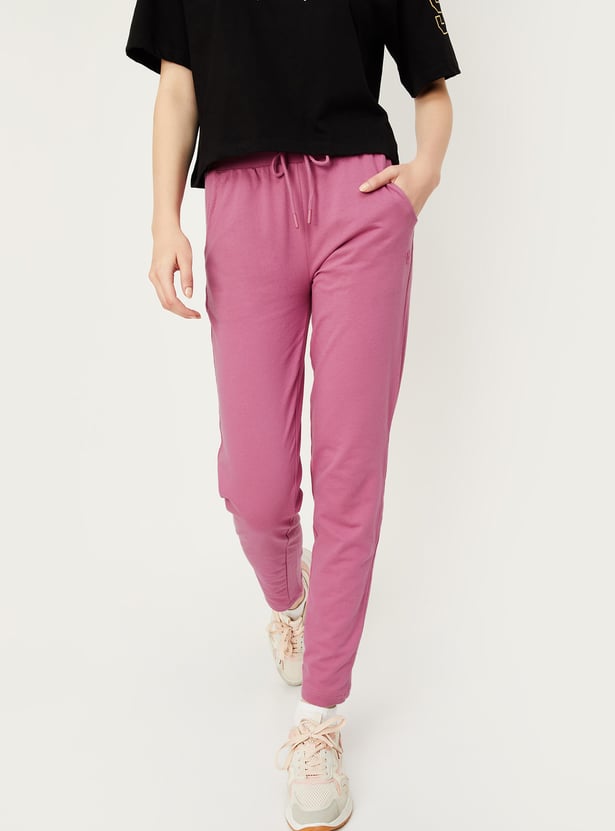 Women Solid Sports Track Pants