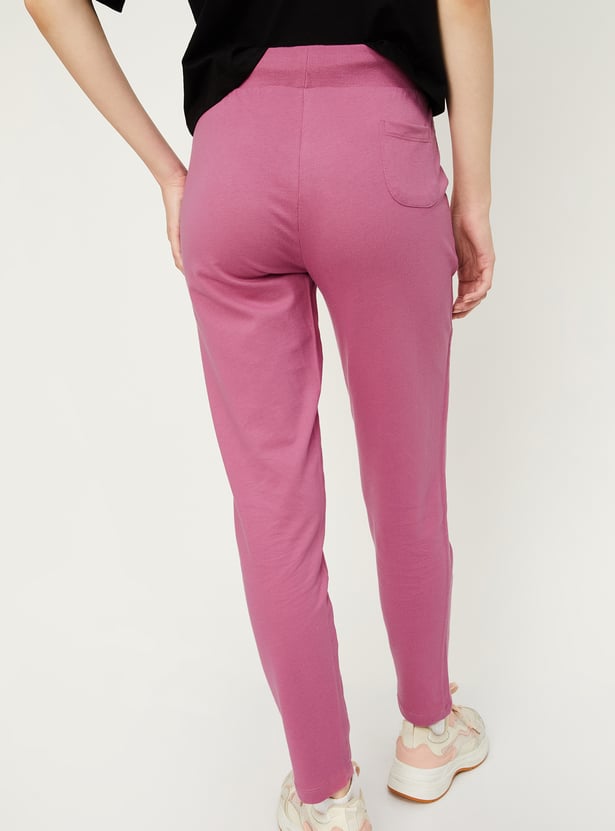 Women Solid Sports Track Pants