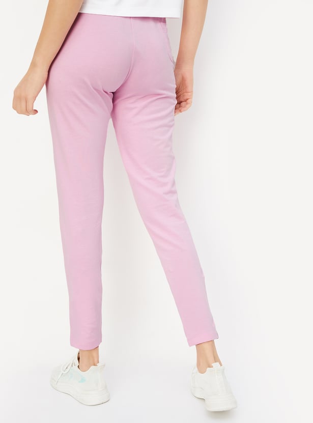 Women Solid Sports Track Pants