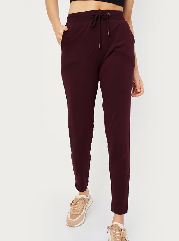 Women Solid Sports Track Pants