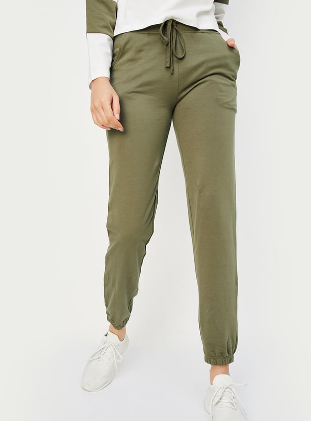 Women Solid Sports Joggers