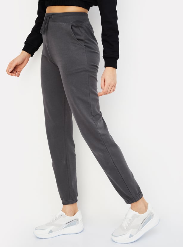 Women Solid Sports Joggers