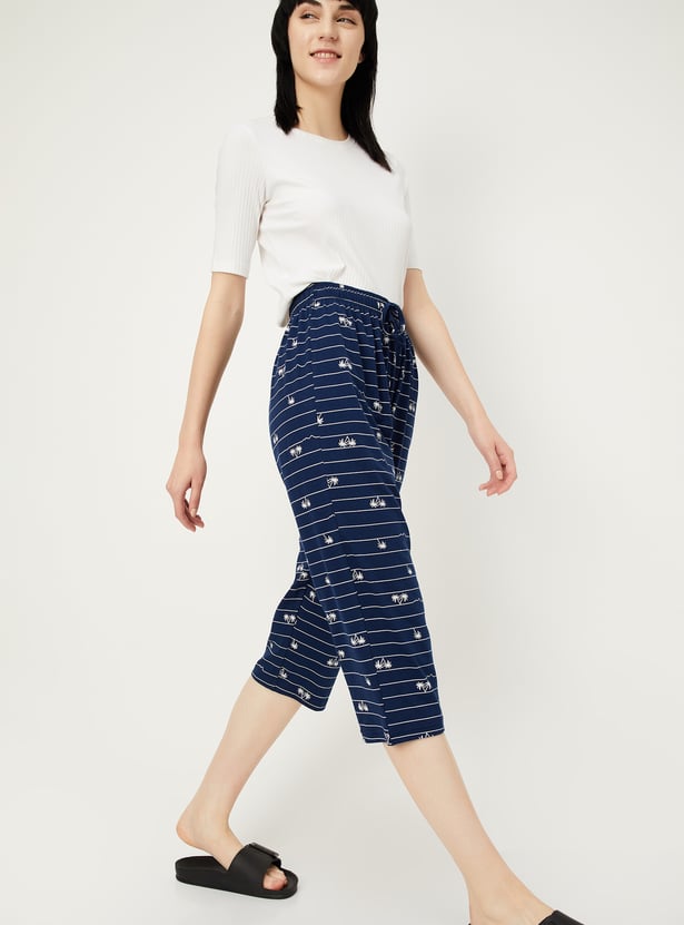 Women Printed Capris